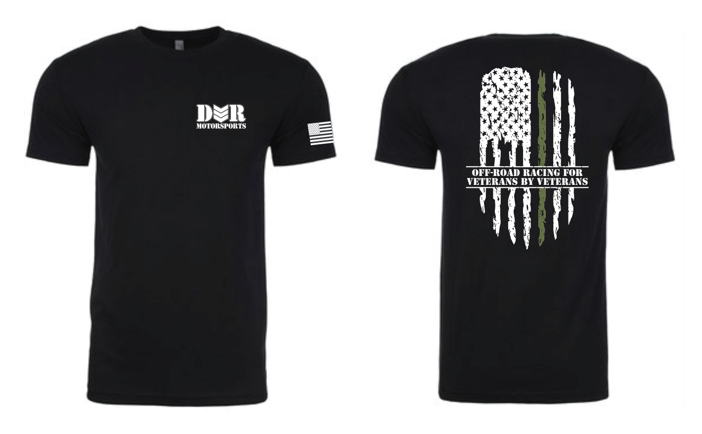 Adult Unisex DVR Military Style Tee