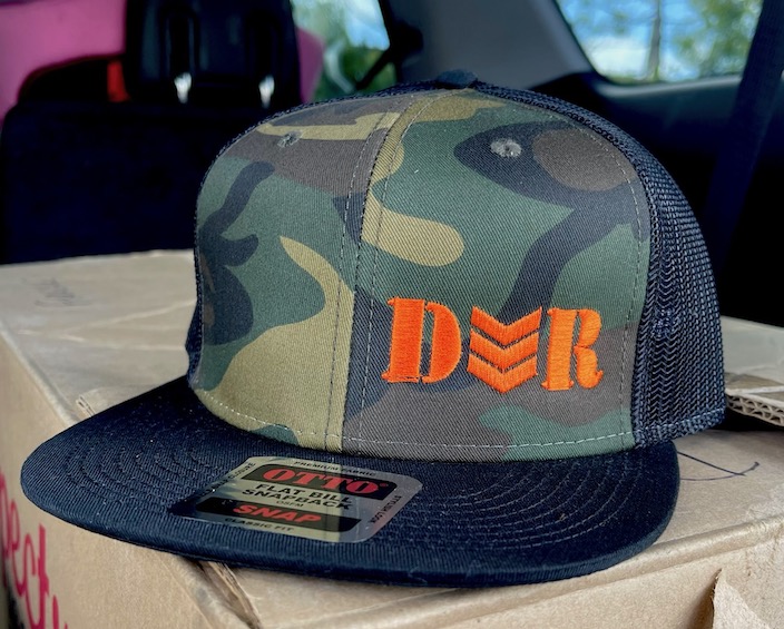 DVR Black Camo / Black Mesh Hat